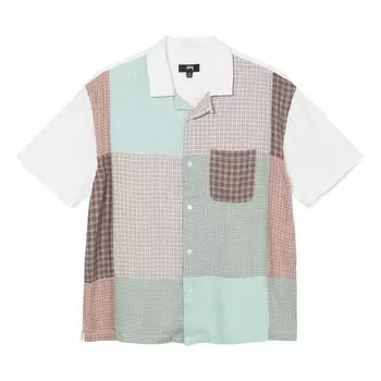 Рубашка mixed check shirt 'multi-color' Stussy, мультиколор