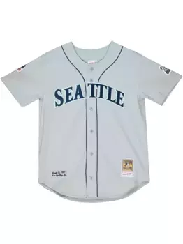 Рубашка MLB Seattle Mariners Cooperstown 20th Anniversary - Grey Mitchell & Ness, серый