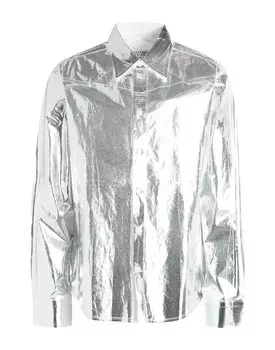 Рубашка Mm6 Maison Margiela, серебро