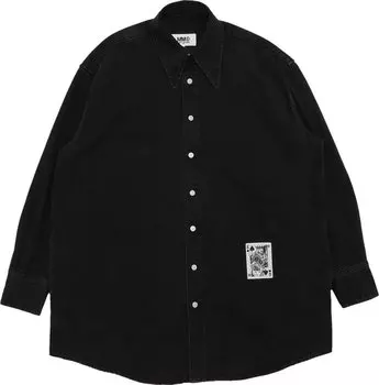 Рубашка MM6 Maison Margiela Shirt 'Black', черный