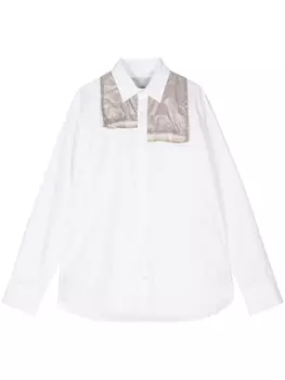 Рубашка многослойная из поплина Kolor, белый