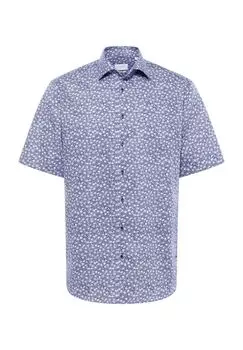 Рубашка MODERN FIT ETERNA, темно-синий