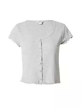 Рубашка Monki, пятнистый серый