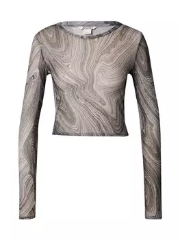 Рубашка Monki, серый