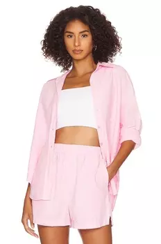 Рубашка MONROW Stretch Poplin, цвет Orchid Pink