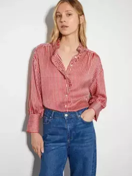 Рубашка Monsoon Nancy Stripe, цвет red/white