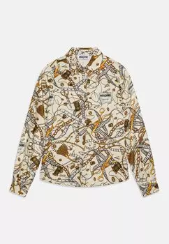 Рубашка MOSCHINO, кремово-белая