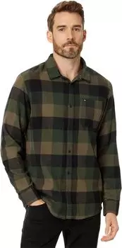 Рубашка Motherfly Long Sleeve Flannel Quiksilver, цвет Major Brown Motherfly 1