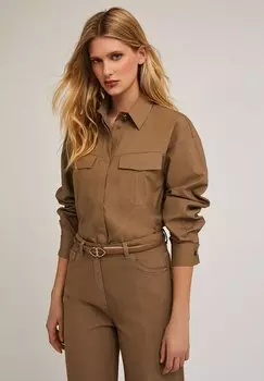 Рубашка Motivi, коричневый