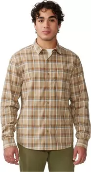 Рубашка Mountain Hardwear Big Cottonwood Canyon Long Sleeve Shirt, цвет Moab Tan Trailhead Plaid