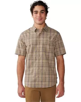 Рубашка Mountain Hardwear Big Cottonwood Short Sleeve, цвет Moab Tan Canopy Plaid