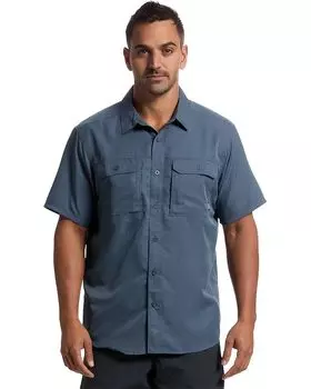 Рубашка Mountain Hardwear Canyon Short Sleeve Shirt, цвет Zinc 1