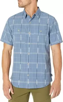Рубашка Mountain Hardwear Grove Hide OutShort Sleeve Shirt, цвет Light Zinc Windowpane Ikat