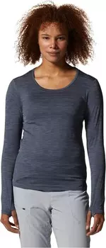 Рубашка Mountain Hardwear Mighty Stripe Long Sleeve Shirt, цвет Blue Slate