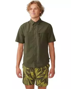 Рубашка Mountain Hardwear Stryder Short Sleeve, цвет Dark Pine