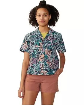 Рубашка Mountain Hardwear Trail Sender, цвет Dark Zinc Floral Print