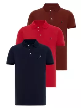 Рубашка Moxx Paris LAHEY, цвет Navy/Brown/Red