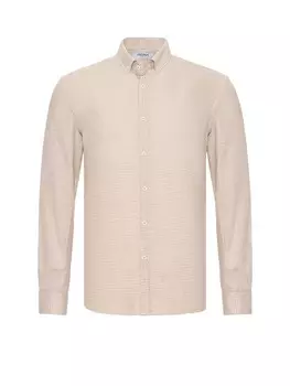 Рубашка Moxx Paris Slim fit Button Up, бежевый