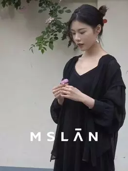 Рубашка MSlan с бретельками спереди, кремовый