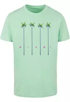 Рубашка MT Men Miami Palms, цвет Mint/Light green