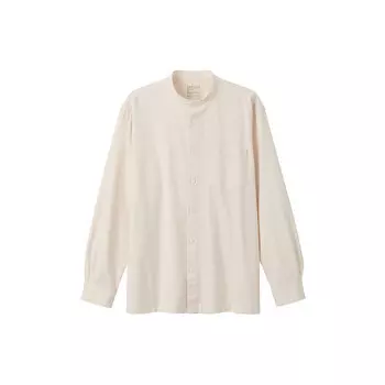 Рубашка Muji с потертым эффектом, бежевый