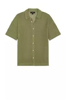 Рубашка Munroe с пуговицами Allsaints, eden green