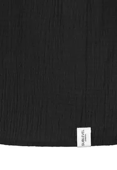 Рубашка Musselin Sublevel, черная