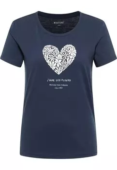 Рубашка MUSTANG Alma, темно-синий