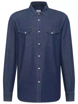 Рубашка Mustang Jeanshemd, темно-синий