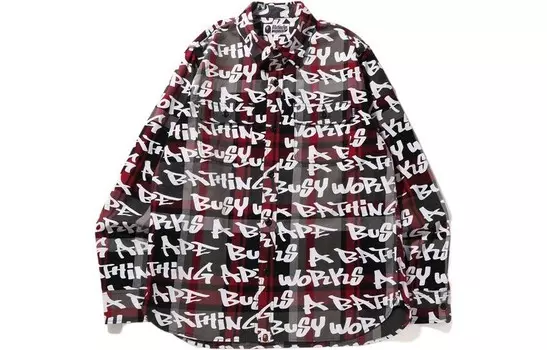 Рубашка мужская A Bathing Ape, черный