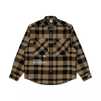 Рубашка мужская Aape, коричневый