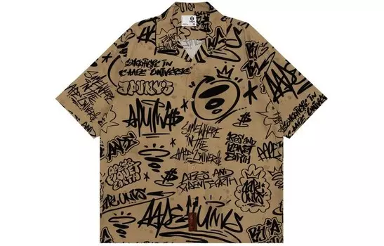 Рубашка мужская Aape, темно-серый