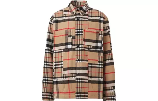 Рубашка Мужская Архив Бежевый Burberry, бежевый