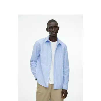 Рубашка мужская Arket полосатая, синий