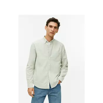 Рубашка мужская Arket с длинными рукавами, зеленый