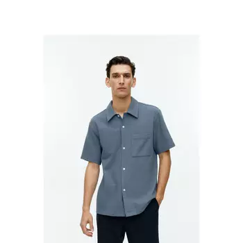 Рубашка мужская Arket с короткими рукавами, синий