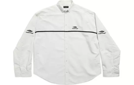 Рубашка мужская Balenciaga, белый