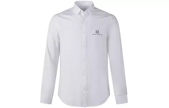 Рубашка мужская белая Armani Exchange, белый