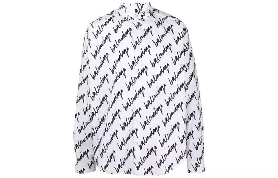 Рубашка мужская белая Balenciaga, белый