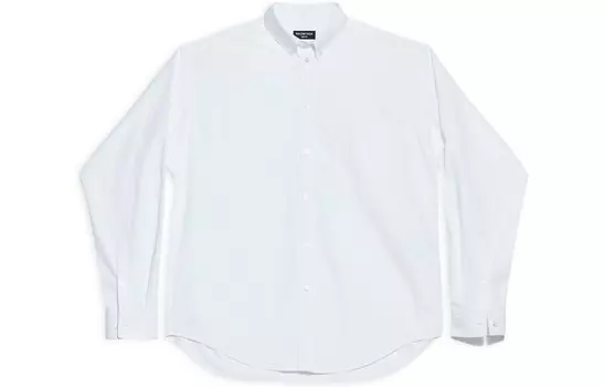 Рубашка мужская белая Balenciaga, белый