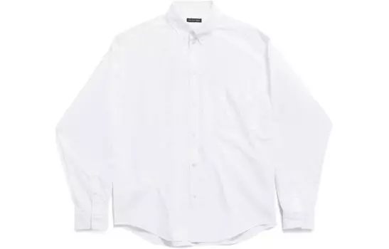 Рубашка мужская белая Balenciaga, белый