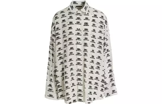 Рубашка мужская белая Balenciaga, белый