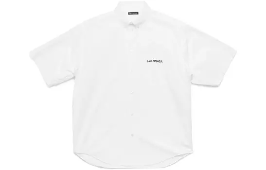 Рубашка мужская белая Balenciaga, белый