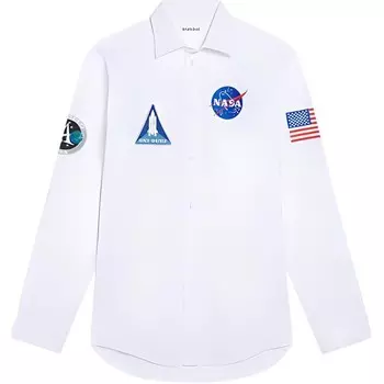 Рубашка мужская белая Balenciaga, белый