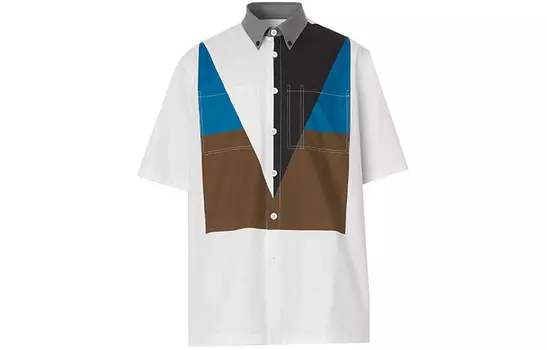Рубашка мужская белая Burberry, белый