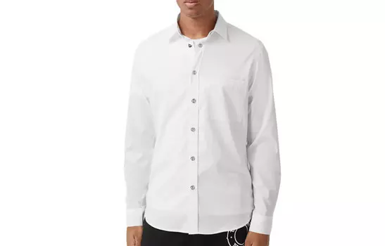 Рубашка мужская белая Burberry, белый
