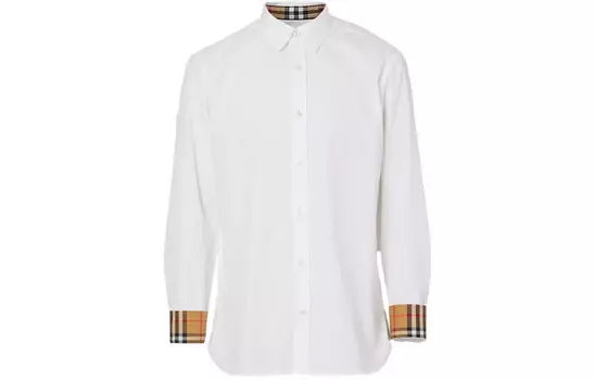 Рубашка мужская белая Burberry, белый