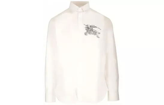 Рубашка мужская белая Burberry, белый