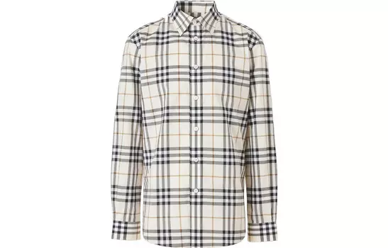 Рубашка мужская белая Burberry, белый