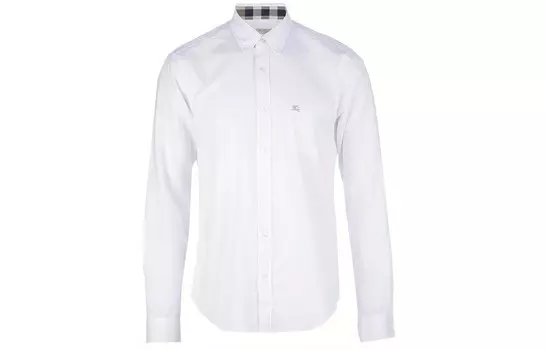 Рубашка мужская белая Burberry, белый